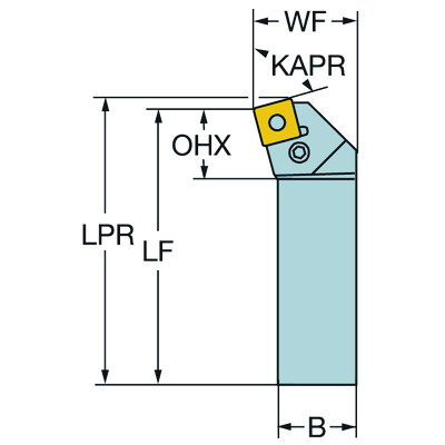 Sandvik Coromant PSKNL 3232P 19 T-Max P, schachtgereedschap voor draaien