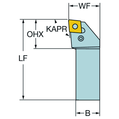 Sandvik Coromant PCLNR 1616H 09 T-Max P, schachtgereedschap voor draaien