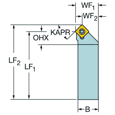 Sandvik Coromant SSDCL 2020K 12 CoroTurn 107, schachtgereedschap voor draaien