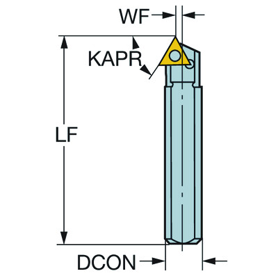 Sandvik Coromant L140.0-10-09CoroTurn 107, cassette voor draaien