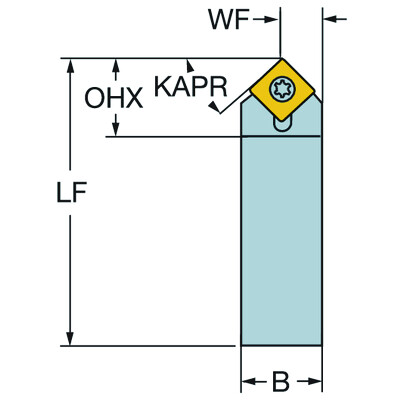 Sandvik Coromant SSDCN 1212F 09-MCoroTurn 107, schachtgereedschap voor draaien