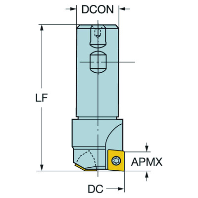 Sandvik Coromant R216.2-319U-Max hoekfrees