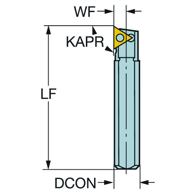 Sandvik Coromant L141.0-10-09 CoroTurn 107, cassette voor draaien