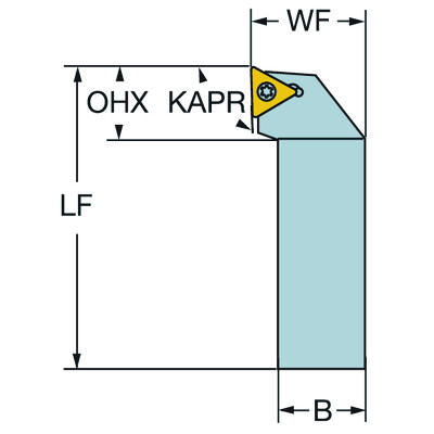 Sandvik Coromant STGCR 2525M 16 CoroTurn 107, schachtgereedschap voor draaien