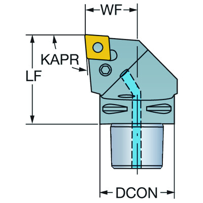 Sandvik Coromant C3-PCLNR-22040-12 T-Max P, snij-unit voor draaien