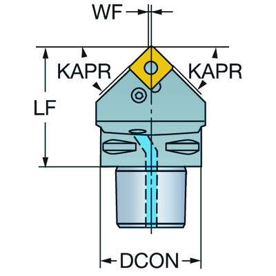 Sandvik Coromant C6-PSDNN-00065-19 T-Max P, snij-unit voor draaien