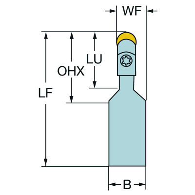 Sandvik Coromant CRDCN 5040T 12-ID T-Max, schachtgereedschap voor draaien