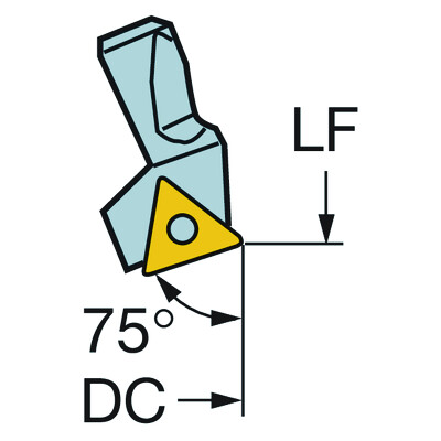 Sandvik Coromant 391.38B-2-T11A Cassette voor fijnkottergereedschappen