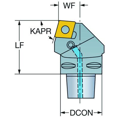 Sandvik Coromant C5-PCRNR-27060-12 T-Max P, snij-unit voor draaien