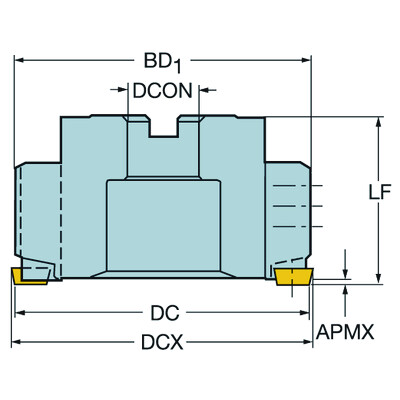 Sandvik Coromant R260.8-2-12L Montage-item