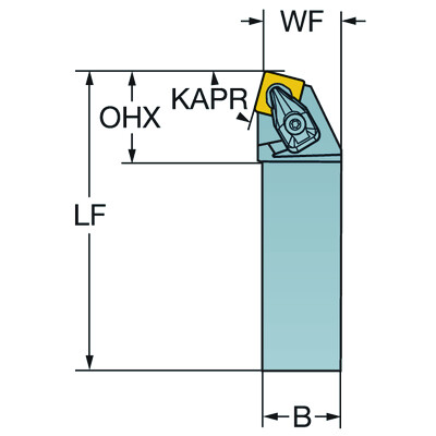 Sandvik Coromant CSRNR 2525M 12-4 T-Max, schachtgereedschap voor draaien