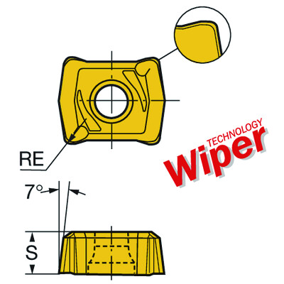 Sandvik Coromant LCMX 03 03 04R-WM 3040 Coromant U boorwisselplaat