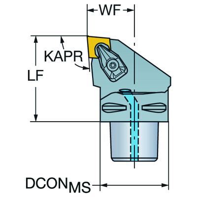 Sandvik Coromant C6-CCLNL-45065-16-4 T-Max, snij-unit voor draaien