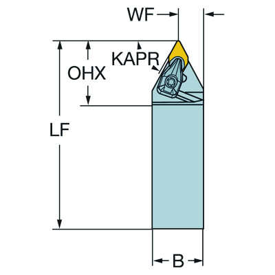 Sandvik Coromant CDNNN 5040T 15-4T-Max, schachtgereedschap voor draaien