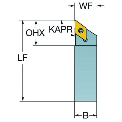 Sandvik Coromant SDACL 1616K 11-SCoroTurn 107, schachtgereedschap voor draaien