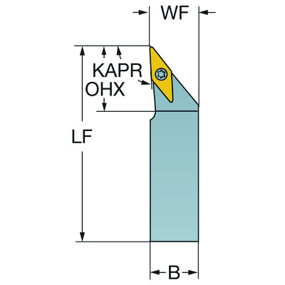 Sandvik Coromant SVJBR 1212K 16-SCoroTurn 107, schachtgereedschap voor draaien