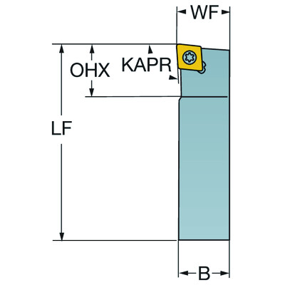 Sandvik Coromant SCLCR 062C-SCoroTurn 107, schachtgereedschap voor draaien