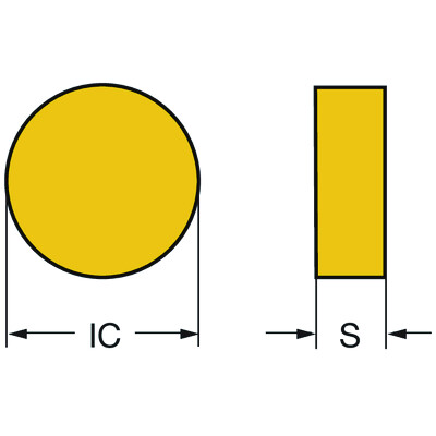 Sandvik Coromant RNGN120400E 6065T-Max, wisselplaat voor draaien
