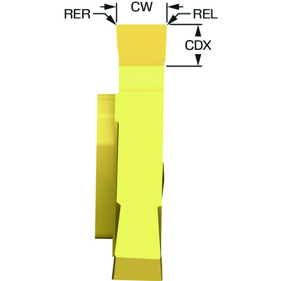 Sandvik Coromant 328R13-315 02-GM 1025CoroMill 328, wisselplaat voor groeffrezen