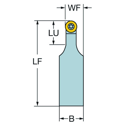 Sandvik Coromant SRDCN 2020K 12-ACoroTurn 107, schachtgereedschap voor draaien