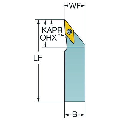 Sandvik Coromant TR-V13JBR 10C-SCoroTurn TR, schachtgereedschap voor draaien