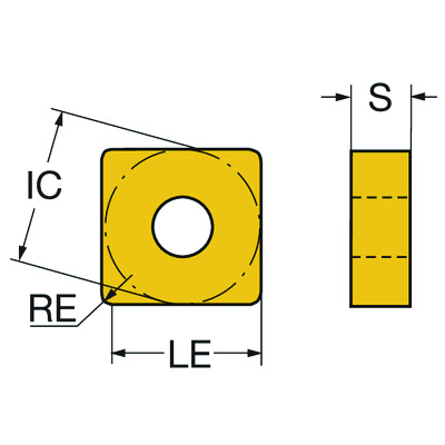 Sandvik Coromant SNMG 12 04 08-QM 1115T-Max P, wisselplaat voor draaien