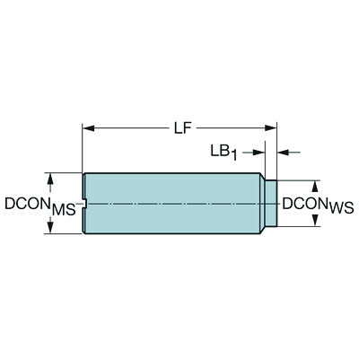 Sandvik Coromant E16-A20-SS-110Cilindrische schacht naar Coromant EH-adapter