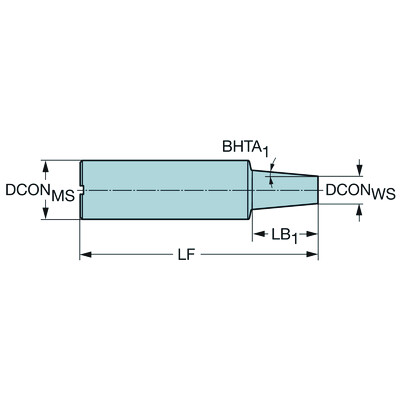 Sandvik Coromant E16-A20-CS-190Cilindrische schacht naar Coromant EH-adapter