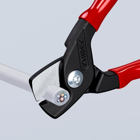 KNIPEX 95 11 160 Kabelschaar ..f bekleed gebruineerd 160 mm