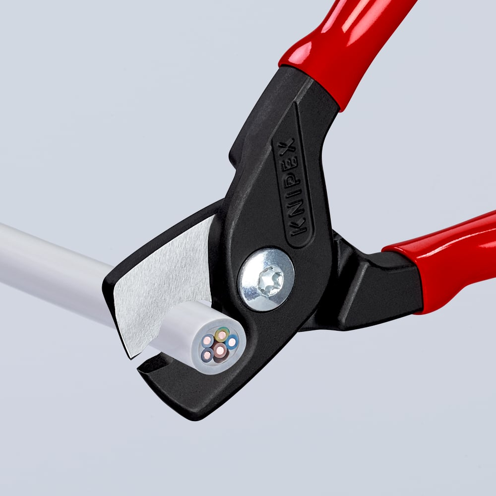 KNIPEX 95 11 160 Kabelschaar ..f bekleed gebruineerd 160 mm