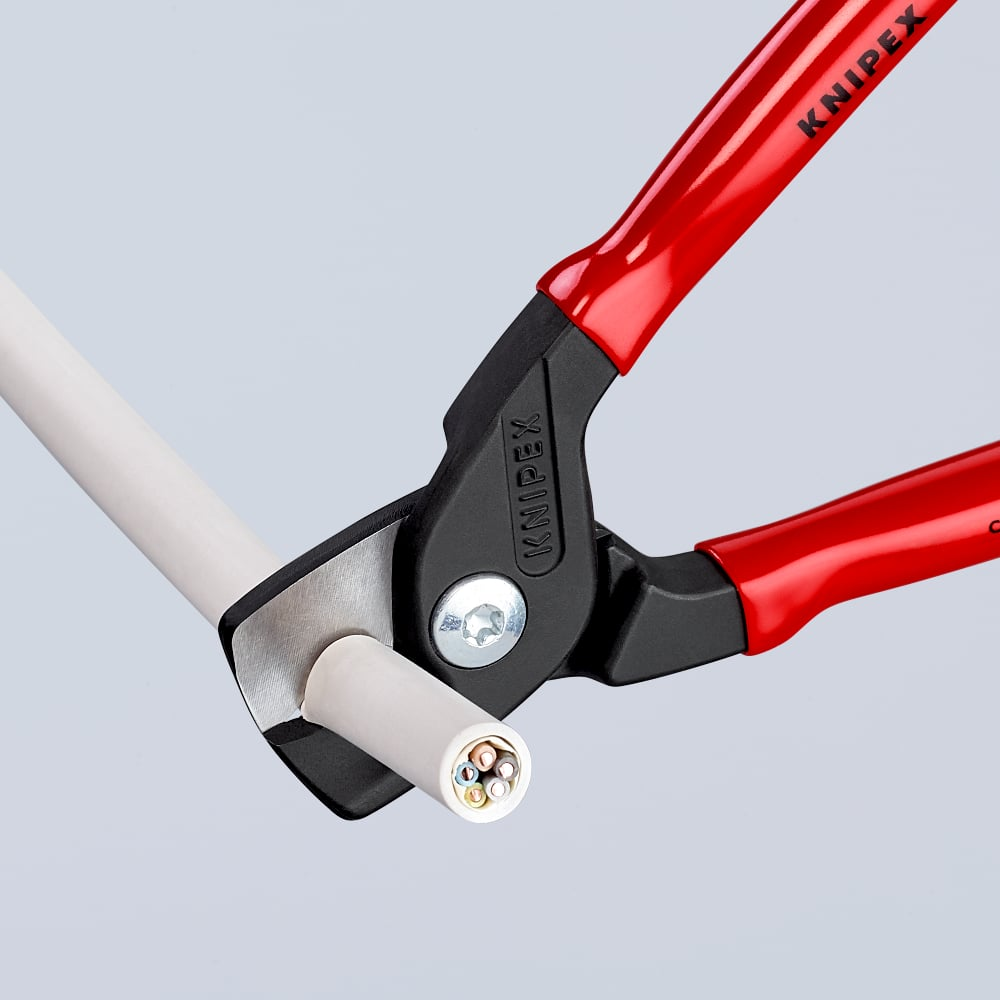 KNIPEX 95 11 160 Kabelschaar ..f bekleed gebruineerd 160 mm