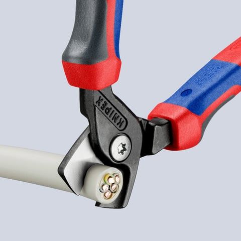 KNIPEX 95 12 160 Kabelschaar ..tengrepen gebruineerd 160 mm