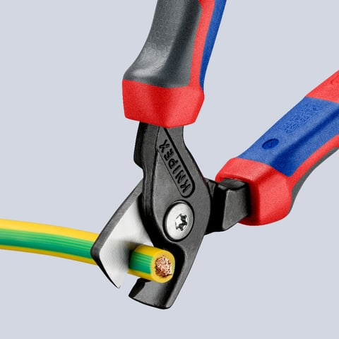 KNIPEX 95 12 160 Kabelschaar ..tengrepen gebruineerd 160 mm
