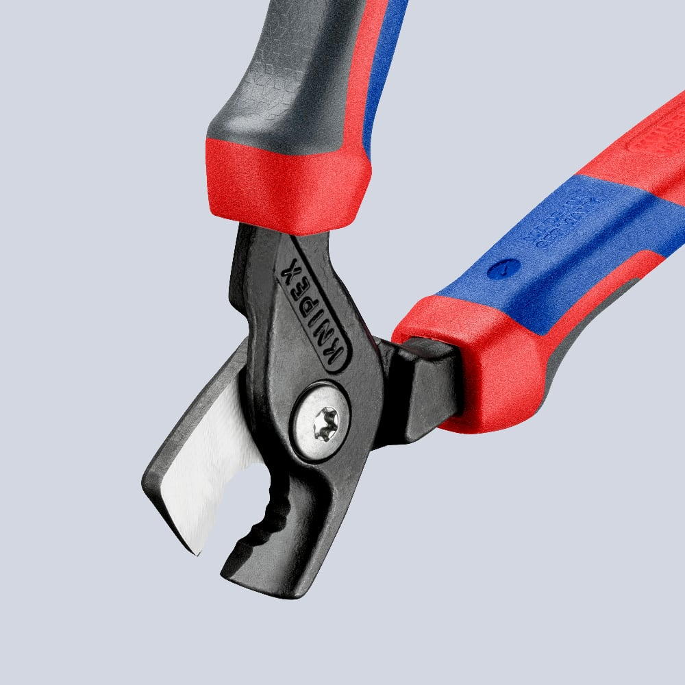 KNIPEX 95 12 160 Kabelschaar ..tengrepen gebruineerd 160 mm