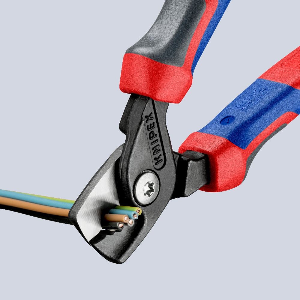 KNIPEX 95 12 160 Kabelschaar ..tengrepen gebruineerd 160 mm