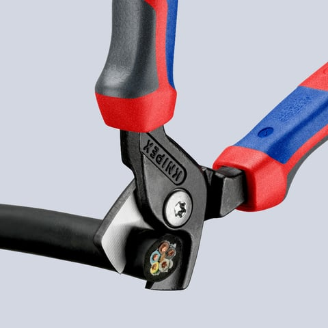 KNIPEX 95 12 160 Kabelschaar ..tengrepen gebruineerd 160 mm