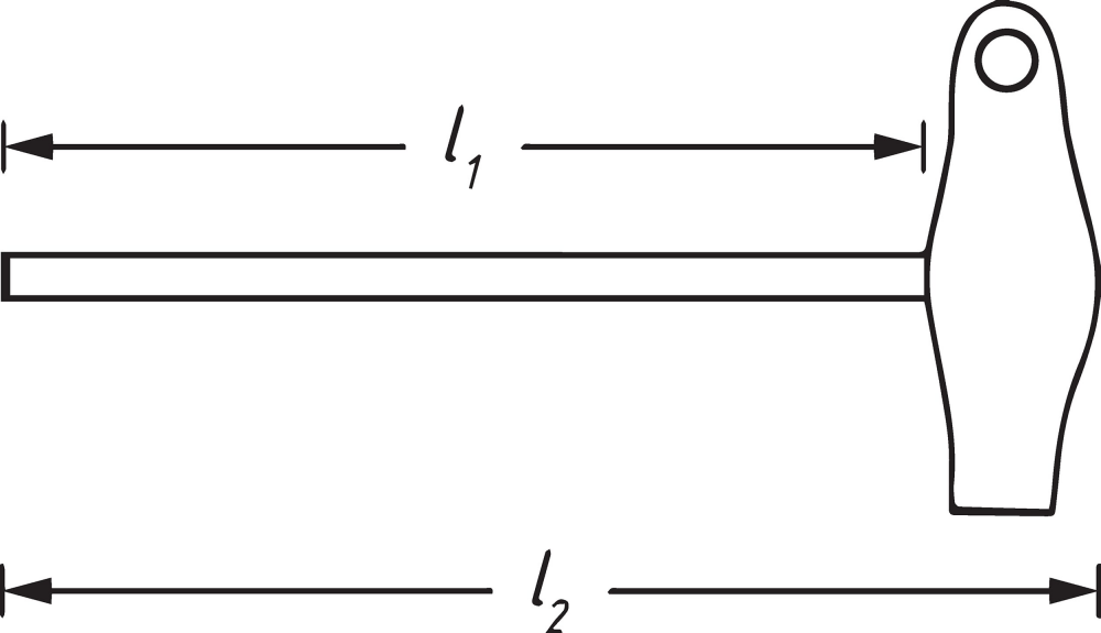 HAZET 828-7 Schroevendraaier Met T-Greep
