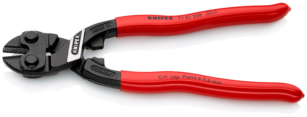 KNIPEX 7101 KRACHT-ZIJSNIJTANG 200 MM Cobolt