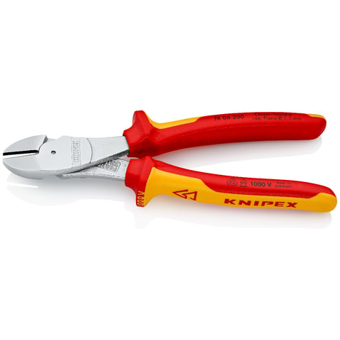 KNIPEX 7406-200 ZIJSNIJTANG