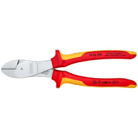 KNIPEX 7406-200 ZIJSNIJTANG