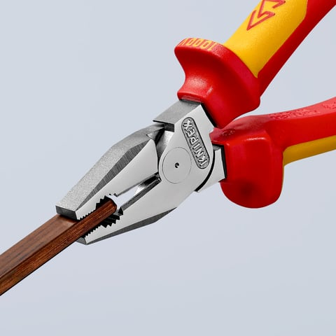 KNIPEX 02 06 225 Combinatiet. .. VDE-getest verchroomd 225 m