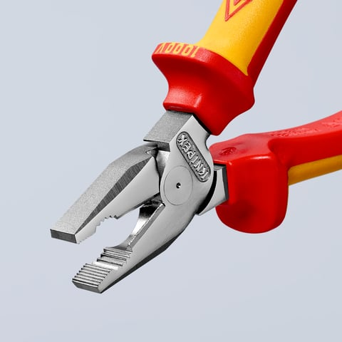 KNIPEX 02 06 225 Combinatiet. .. VDE-getest verchroomd 225 m