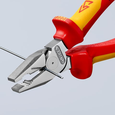 KNIPEX 02 06 225 Combinatiet. .. VDE-getest verchroomd 225 m