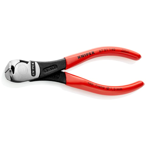 KNIPEX 67 01 140 Voorsnijtang .. zwart geatramenteerd 140 mm
