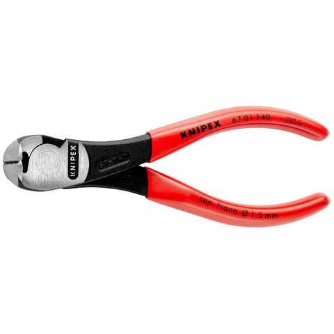 KNIPEX 67 01 140 Voorsnijtang .. zwart geatramenteerd 140 mm