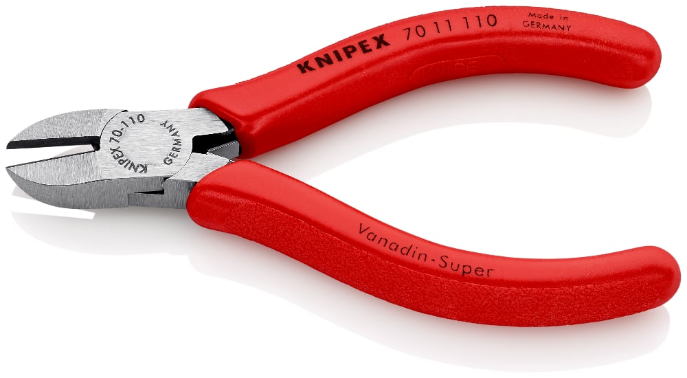KNIPEX 70 11 110 Zijsnijtang .. zwart geatramenteerd 110 mm