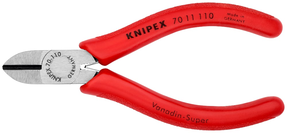 KNIPEX 70 11 110 Zijsnijtang .. zwart geatramenteerd 110 mm