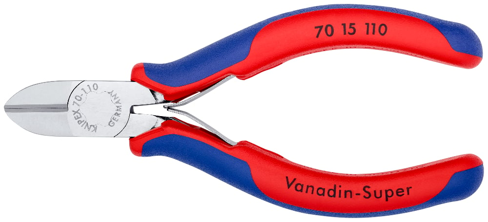KNIPEX 70 15 110 Zijsnijtang ..ntengrepen verchroomd 110 mm