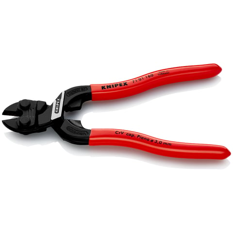 KNIPEX 71 01 160 Boutensnijt. ..eed zwart geatramenteerd 160