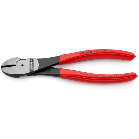 KNIPEX 74 01 180 Zijsnijtang .. zwart geatramenteerd 180 mm